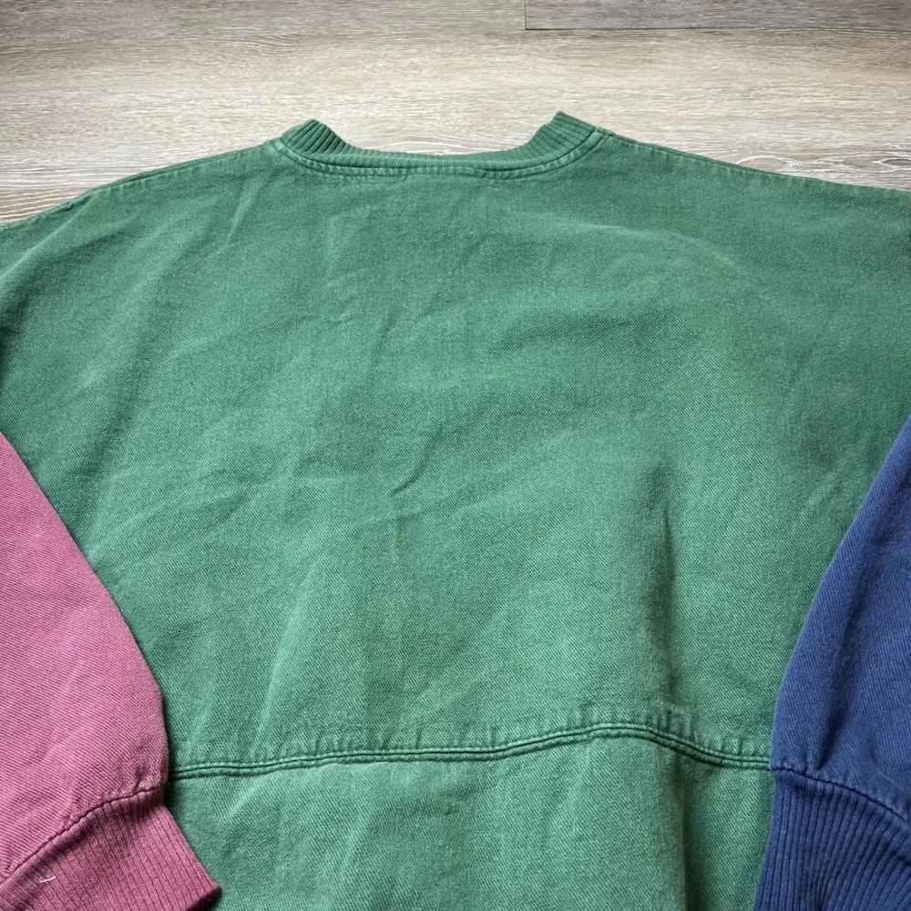 Wisconsin dells Sweatshirt Men L Green Colorblock Mountain Golf Vintage
